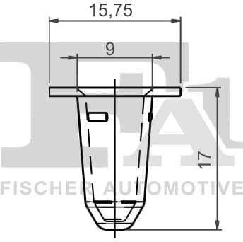 Clip, trim/protection strip 11-60035.5 - image 2