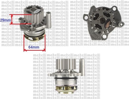 Water pump cooling system 24-1089