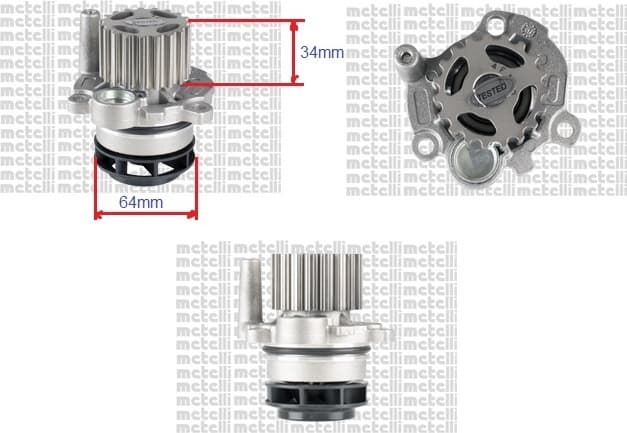 Water pump cooling system 24-1090