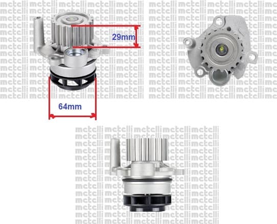 Water pump cooling system 24-1137