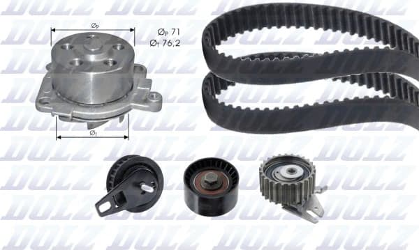 Water Pump & Timing Belt Kit KD181