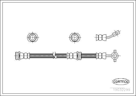 Brake Hose 19032299 - image 2