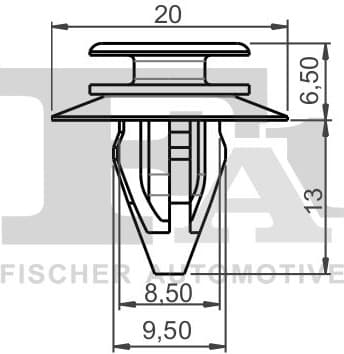 Clip, trim/protection strip 14-40007.5 - image 2