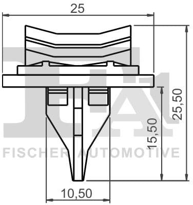 Clip, trim/protection strip 13-40018.5 - image 2