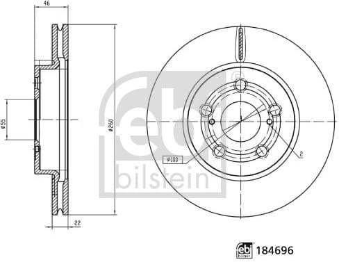 Brake Disc 184696