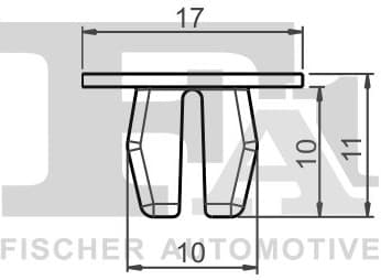 Clip, trim/protection strip 77-60002.25 - image 2