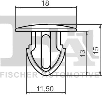 Clip, trim/protection strip 22-10009.10 - image 2