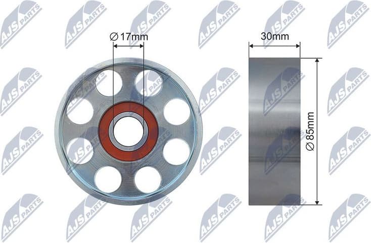 Tensioner Pulley, V-ribbed belt RNK-LR-014