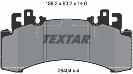 Brake Pad Set, disc brake Q+ 2640401