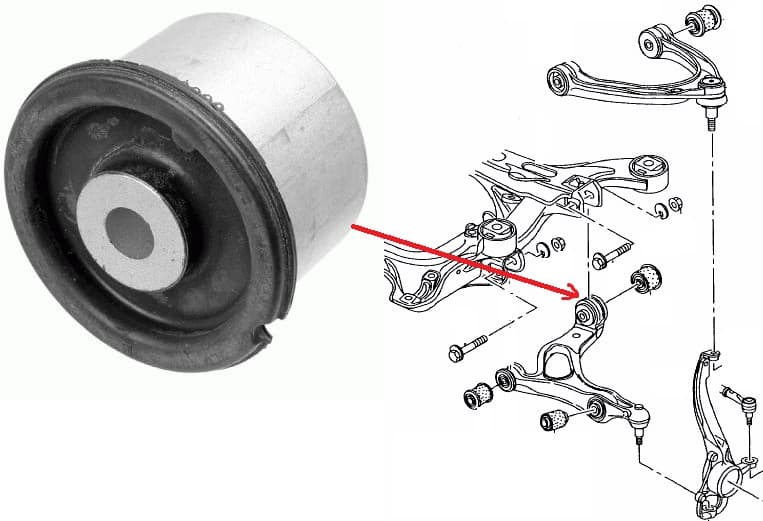 Silentblock front axle 35034 01 - image 2