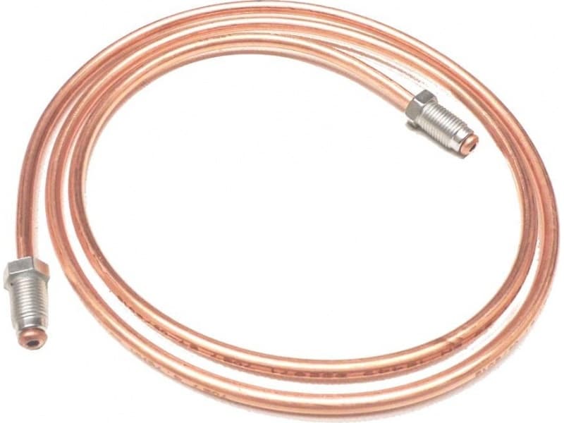 Brake pipe with end fittings WP033