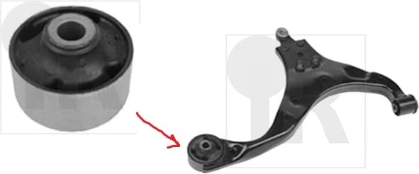 Silentblock front axle 87-02433 - image 2