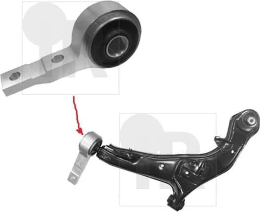 Silentblock front axle 87-04430