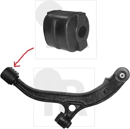 Silentblock front axle 87-05234