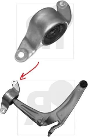 Silentblock front axle 87-07814