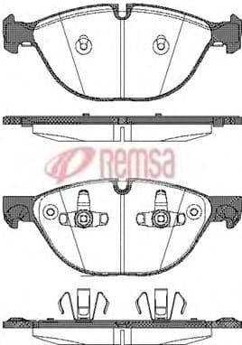 Brake pad wear indicator WS0290A