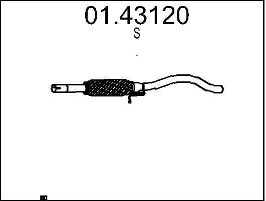 Exhaust Pipe 01.43120