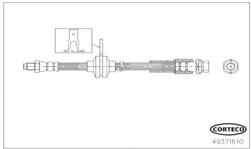 Brake Hose 49371610 - image 2