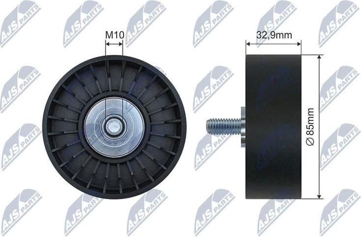 Tensioner Pulley, V-ribbed belt RNK-BM-056