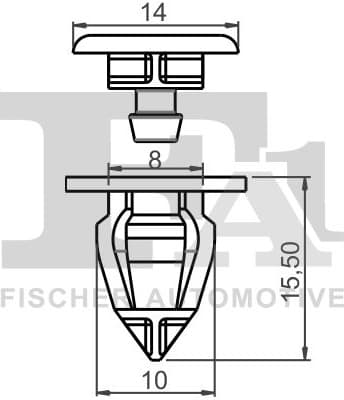 Clip, trim/protection strip 22-40010.5 - image 2