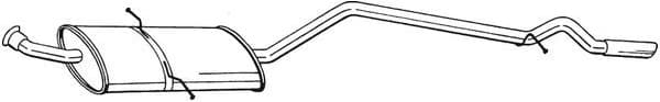 Rear Muffler 291-429