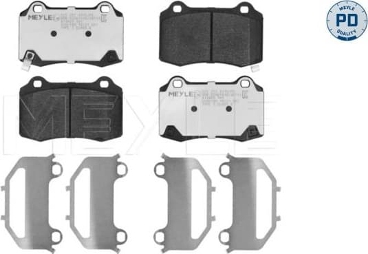 Brake Pad Set, disc brake MEYLE-PD: Advanced performance and design. 025 257 4315/PD