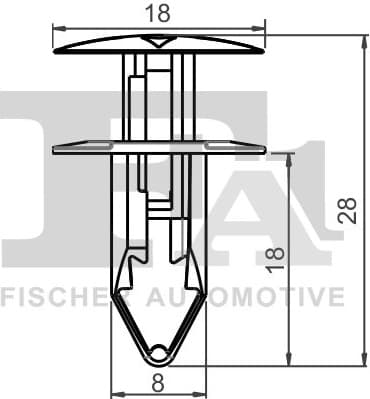 Clip, trim/protection strip 12-20004.10