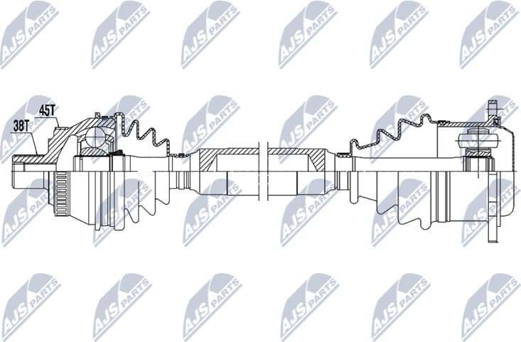 Drive Shaft NPW-AU-065 - image 2