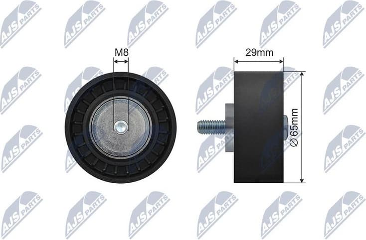 Deflection/Guide Pulley, V-ribbed belt RNK-AR-014