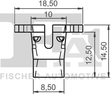 Clip, trim/protection strip 11-40131.5