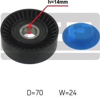 Tensioner belt VKM36230