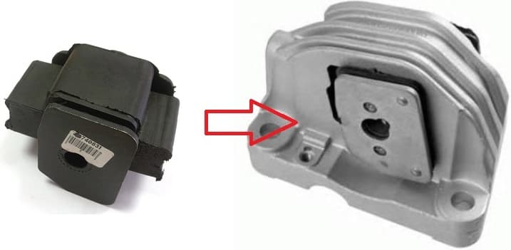 Mounting engine 00740831