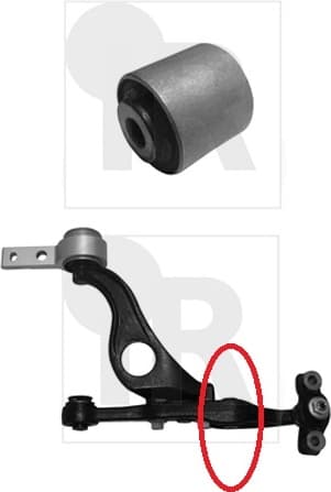 Silentblock front axle 87-06359