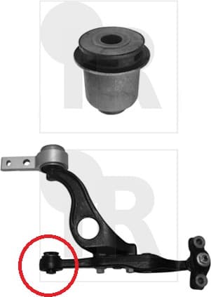 Silentblock front axle 87-06358