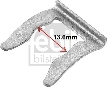 Clip brake hose, pipe 108716