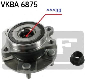 Bearing wheel VKBA6875
