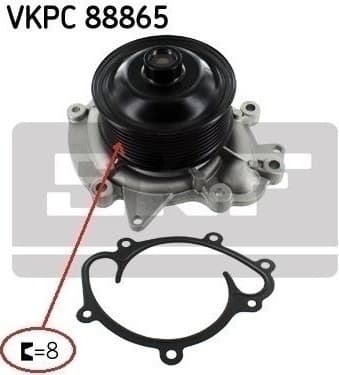 Water pump cooling system VKPC88865 - image 2