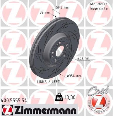 Brake Disc BLACK Z 400.5555.54