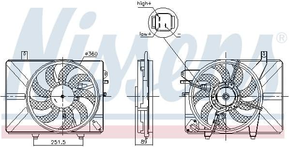 Fan, engine cooling 850052 - image 6