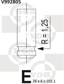 Exhaust Valve V992805