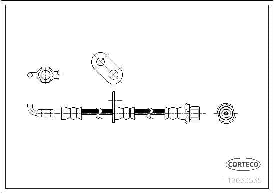 Brake Hose 19033535 - image 2