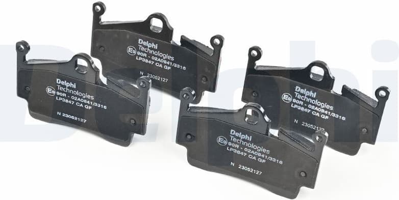 Brake Pad Set, disc brake LP3847 - image 2