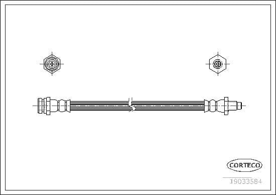 Brake Hose 19033584 - image 3