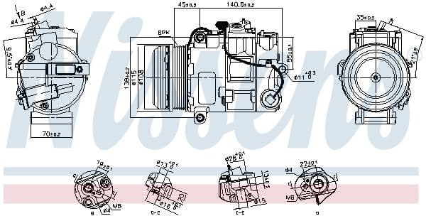 Compressor, air conditioning ** FIRST FIT ** 891031 - image 7