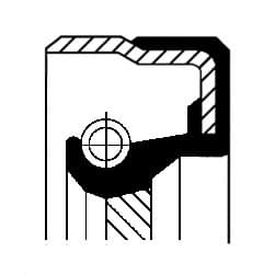 Seal gear box rear 010 27959B