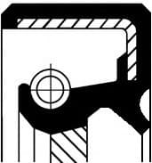 Seal crankshaft rear 190 16598B