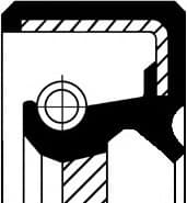 Seal crankshaft front 190 16529B