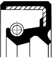 Seal differential-shaft 190 16613B