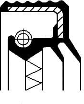 Shaft Seal, differential 120 17270B