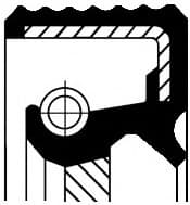 Seal differential-shaft 010 20537B